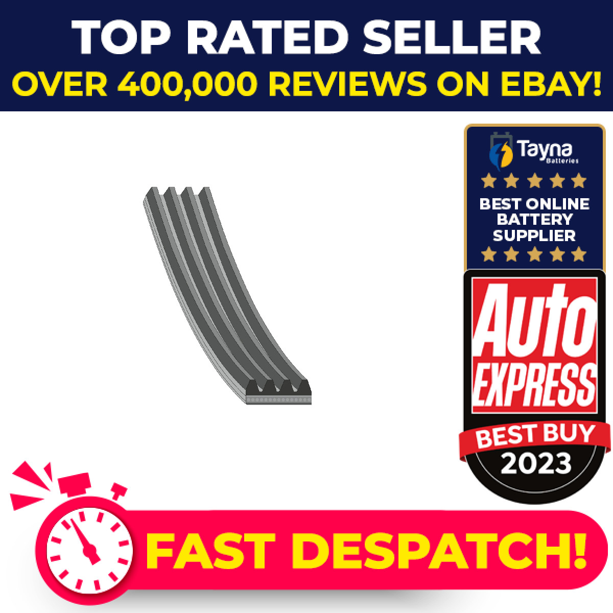4 Rib Multi V Drive Belt 28809 Febi E33115907 9091602194 9091602378 9091602384