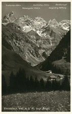 AK. Einödsbach, 1142m above sea level Bavaria. Allgäu (AB)20217