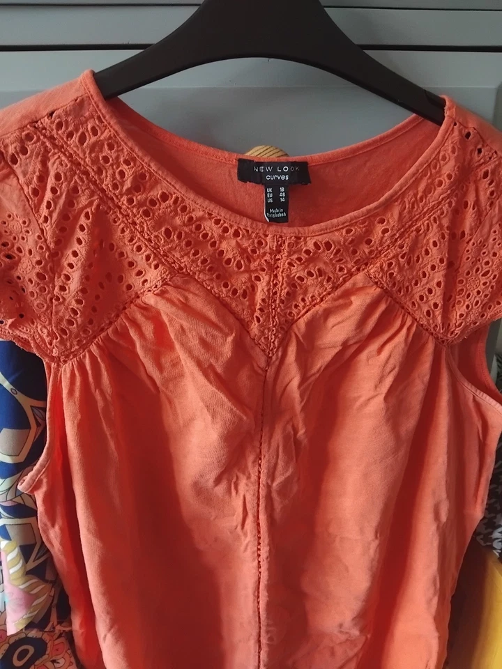 2 x Summer Tops Size 18 Or XL. Excellent Condition. - Image 2 of 4