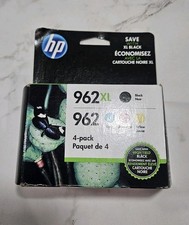 READ HP 962XL/962 Genuine Ink Cartridge 4-Pack Black COLOR OfficeJet