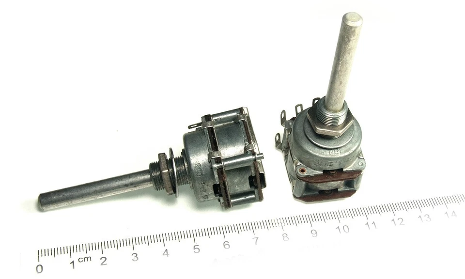 2,5 MOhm ±20% 3W Linear Stereo POTENTIOMETER PREH -- NOS! (1 Stück) - Bild 3 von 3