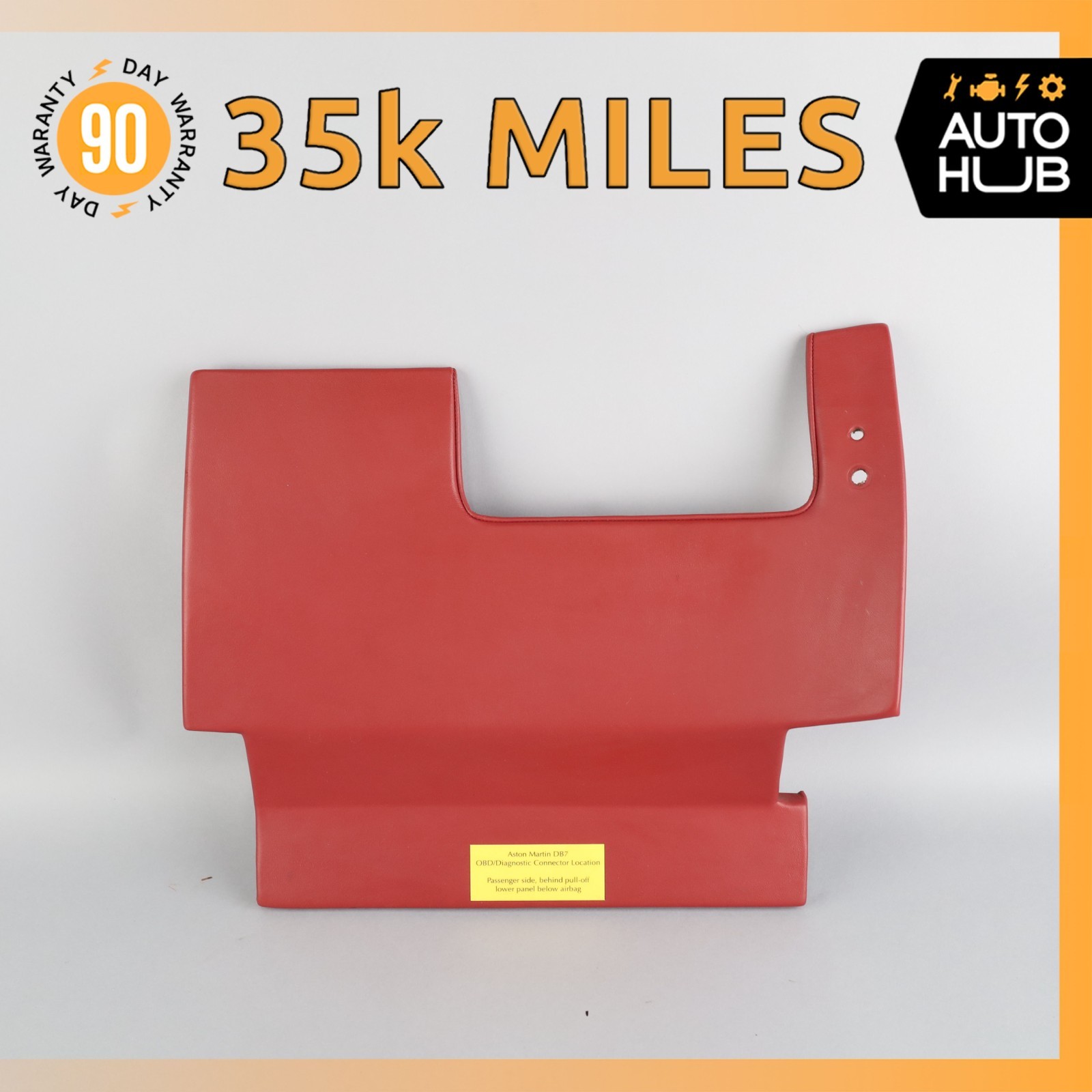 00-04 Aston Martin DB7 Dashboard Lower Left Driver Knee Cover Panel OEM 35k