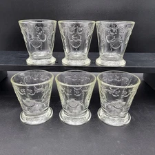 Set 6 La Rochere VERSAILLES Shells Scrolls DOF 8 oz Cocktail Glasses France READ