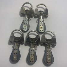 Set Of 5 HARKEN Stainless Steel￼Stanchion Blocks