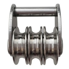 Stainless Steel 3 Roll Wheel Windsurfing Sail Pulley for Sail Surfing Outdoor