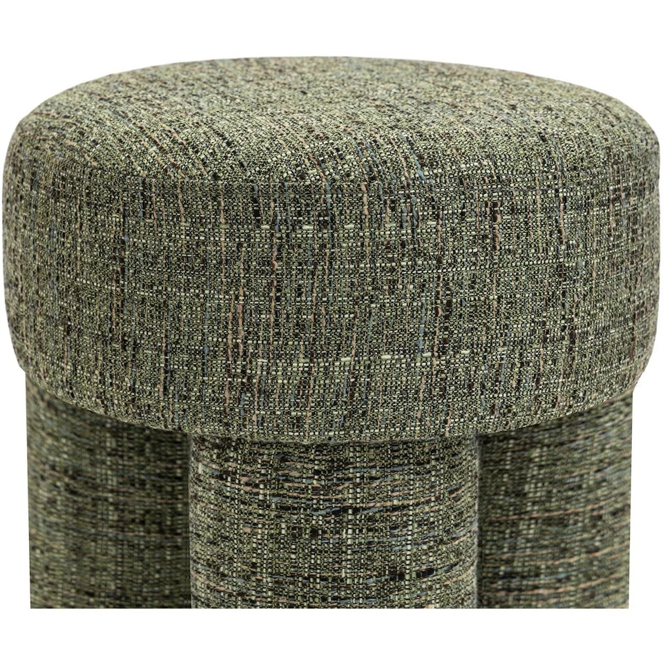 Larson Green Polyester Fabric Ottoman/Stool - Image 4 of 4