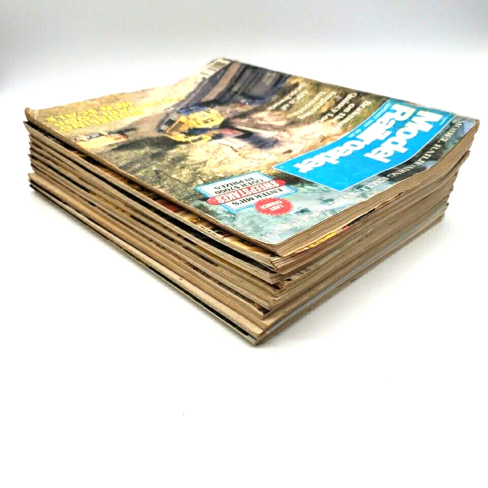 Model Railroader Magazine 1989 Full Year Lot of 12 Vintage Trains Hobbyist - Image 2 of 4