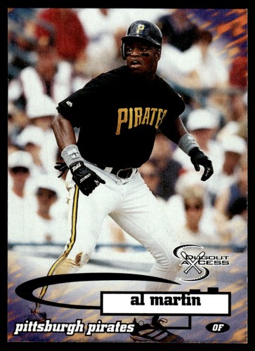 1998 Skybox Dugout Axcess Al Martin #38 card