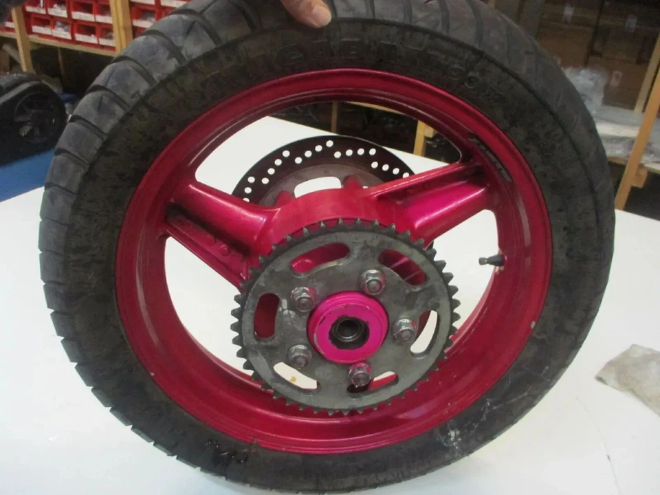 5. HONDA CBR 1000 F SC21 Felge hinten 3,50 x 17 Zoll Hinterrad Reifen 3,6 mm - Bild 2 von 4