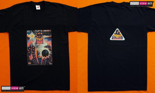 HERREN T-SHIRT UV-Schwarzlicht Leuchten im Dunkeln psychedelisch Psy Goa Trance Art Club - Bild 8 von 16