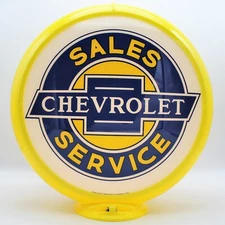 CHEVROLET SALES AND SERVICE Gas Pump Globe - SHIPS ASSEMBLED - MADE IN THE USA!!
