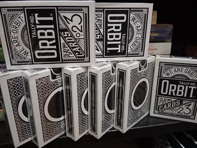 ORBIT X TALLY-HO BLACK Kartendeck