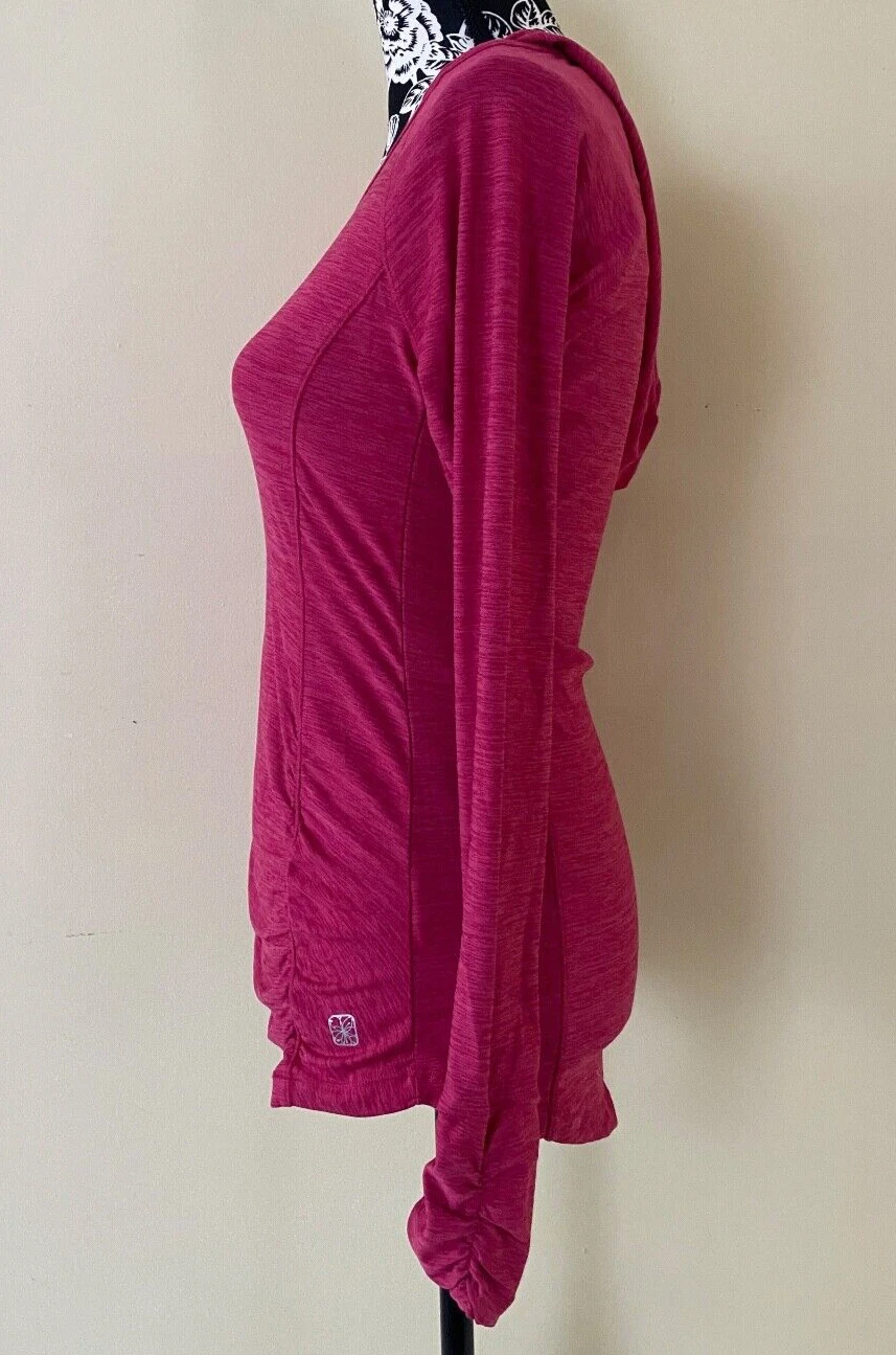 VETEMENTS Felpa con cappuccio Apana donna manica lunga spazzolata morbida attiva taglia S