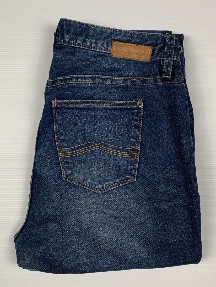 Jeanswest 72 Curve Embracer 7/8 Straight Womens Jeans Blue Denim