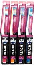 REACH Total Care Floss Clean Soft Toothbrush  Pack of 4 