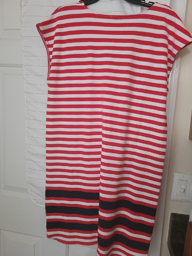 Vineyard Vines, UPF Americana Striped Dress in Lighthouse Red - Size L - - Picture 5 of 6