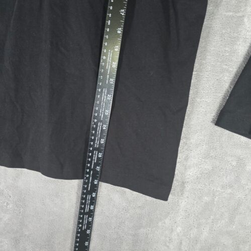 Zara Black Hoodie Long Sleeve Pullover Drawstring Casual Mens Size L - Picture 4 of 6