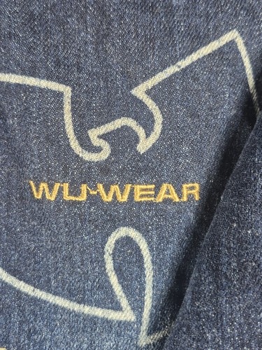 Vintage Wu- wear denim button-down jacket size CLEAN Y2K Very MINTY !!! - Picture 5 of 8