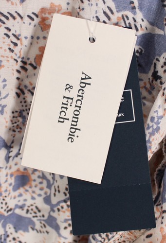 Abercrombie & Fitch Dress Size M Medium Floral Wrap Babydoll Y2K Boho Fairy NEW - Picture 7 of 8