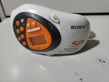Vtg Sony Walkman S2 SRF-M80V AM/FM Weather Radio Mega Bass  Clip Strap VGC-4F