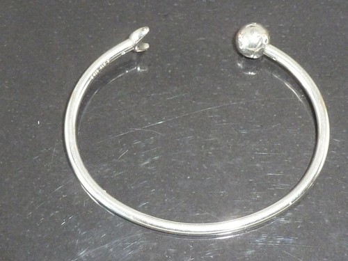 Pandora Sterling Silver Moments Moon and Stars open Bangle & Box - Picture 3 of 10
