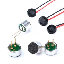Electret Condenser Microphone Low Impedance 4x1.5mm 4.5x2.2mm 6x2.2mm 9x7mm 2Pin