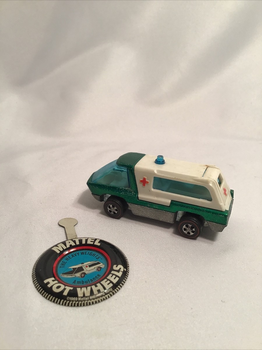 HOT WHEELS REDLINE HEAVYWEIGHTS 1969 AMBULANCE | eBay