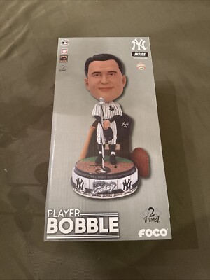 Lou Gehrig New York Yankees Luckiest Man Speech Sound Bighead Bobble FOCO NEW
