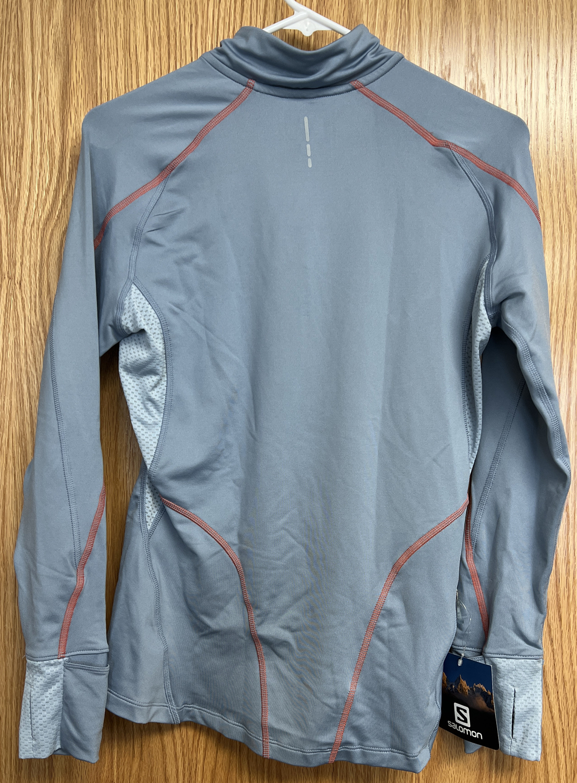 Nuova Salomon "TRAIL RUNNER MANICHE LUNGHE CALDE 1 4 ZIP" Camicia Media Donna Escursionismo