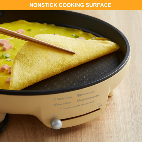 Electric Smokeless Indoor Grill, Adjustable Temp, Quesadilla Maker Nonstick Pan - Picture 3 of 12
