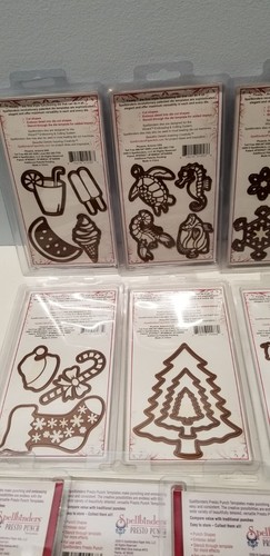 Lote de 16 NUEVOS troqueles de forma de hechiceros y plantillas de punzón Presto - Imagen 8 de 13