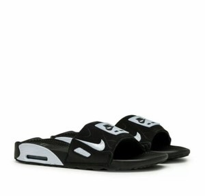 NEW Nike Air Max 90 Slide Men's Size 6 Black/White Sandals BQ4635-002 Fast  Ship | eBay