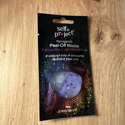 Selfie Project Reinigende Peel-Off Maske mit Zink & Moonstone  12 ml Neu