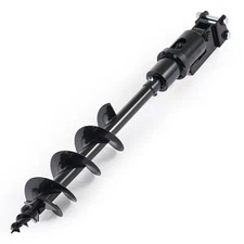 200mm Hydraulic Auger Drill Mini Excavator Attachment For 1-2Tons Mini Digger