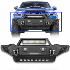 For 2005-2015 Toyota Tacoma Front Bumper W/winch Plate & Led Spotlights