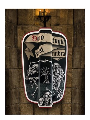Medieval Authentic 15th Century Dance Macabre (Dance of the Dead) Pavise shield