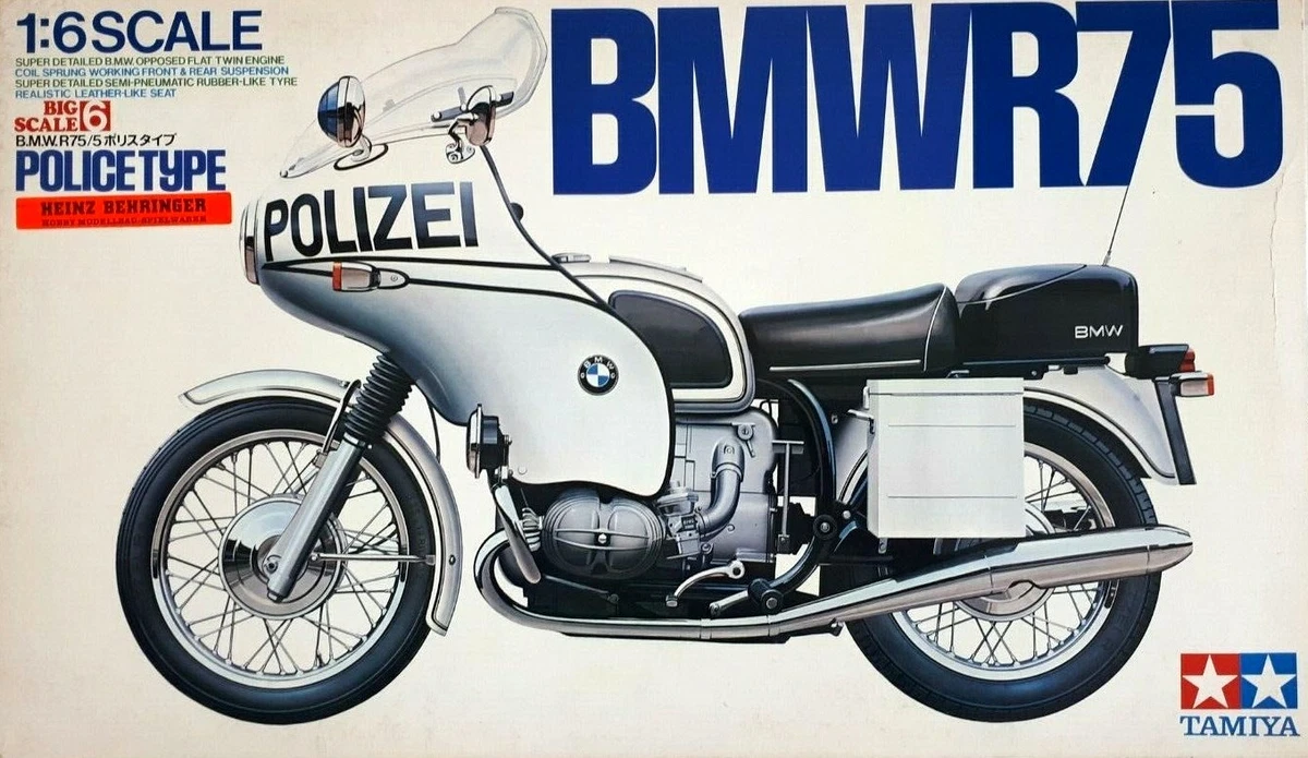 タミヤ 1/6 BMW R75/5 ポリスタイプ