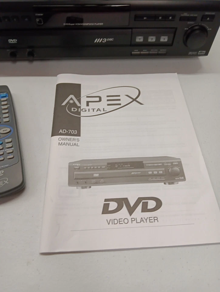 APEX MODEL:AD-707 Pre-owned Tested Great Working Condition - Image 2 of 4