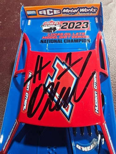 2023 HUDSON O'NEAL #1 '23 Natl Champion 1/24 ADC Autographed Late Model 150/450 - Picture 3 of 5