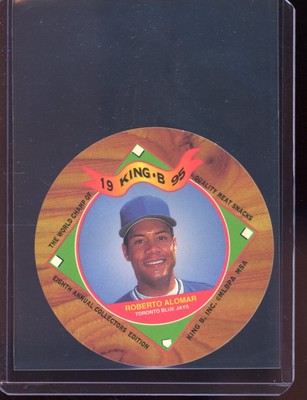 1995 King-B Collector's Edition Discs Roberto Alomar #1 HOF Toronto Blue Jays