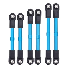 Aluminum Turnbuckles / Tie Rods FULL SET for Traxxas BL-2S Slash 4x4 4WD Upgrade