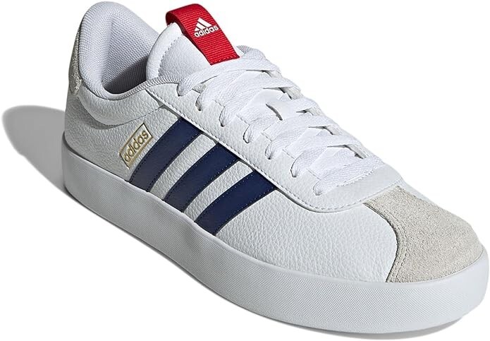 adidas original VL Court 3.0 Shoes Mens White Suede Grand ID6287 pick size