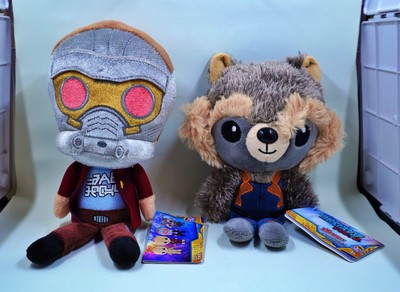 FUNKO POP! Hero Plushies Star-Lord + Rocket Raccoon New With Tags!