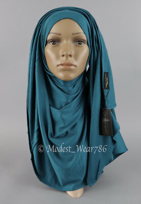 Premium Cotton Jersey Size Small / Medium / Maxi Hijab Scarf Muslim Headwear
