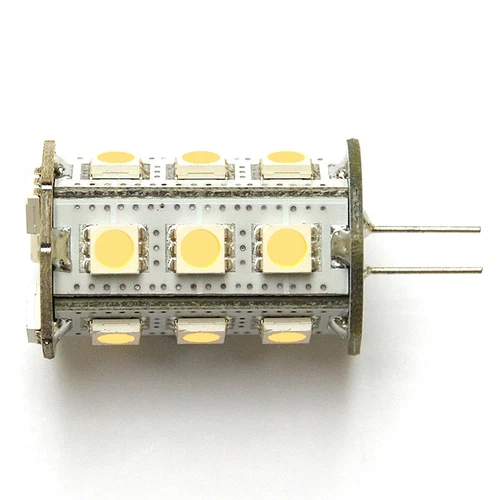 10x G4 15SMD 3528 10-30v DC 1.5W 2 PIN COOL WHITE LED BULB CAMPERVAN BOAT LIGHT
