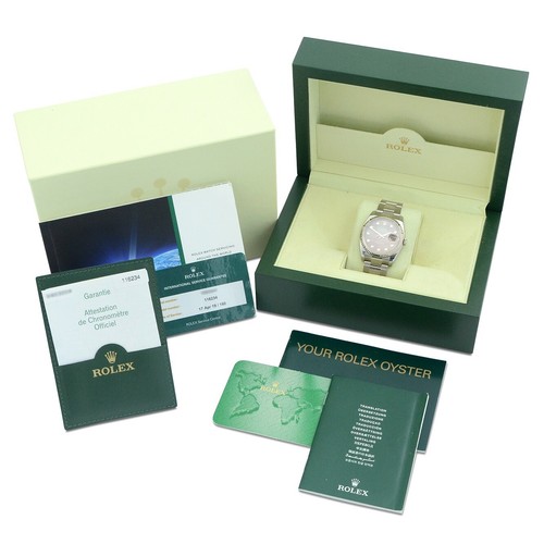 Rolex Datejust 36 116234 Black MOP Diamond Dot Dial Previous Rolex Service - Picture 5 of 15