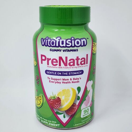 Vitafusion Prenatal Gummy Vitamins with Folate & DHA, 90 Gummies