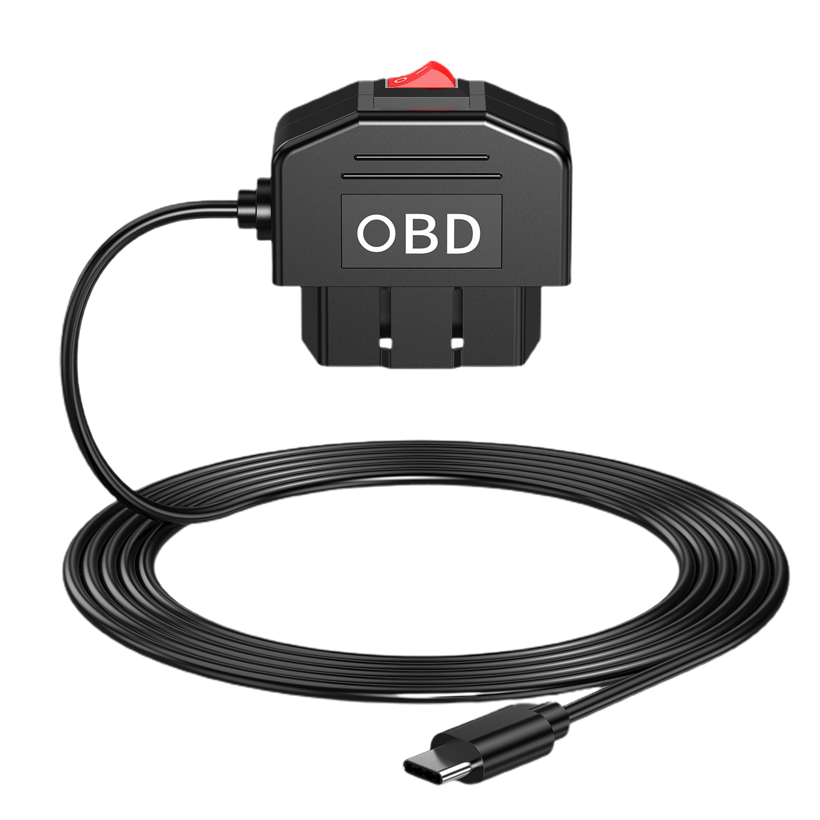 Dash Cam USB-C Hardwire Kit with Long Cable for Car Installation-image
