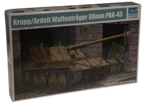 PAK-43 88mm Waffentrager (Krupp/ Ardelt) Tank Carro Armato Plastic Kit 1:35 - Immagine 2 di 2