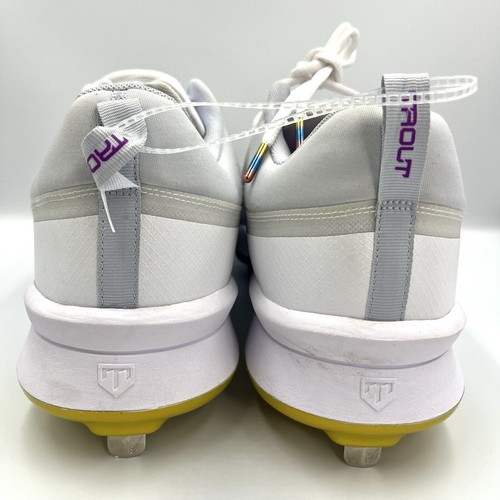 Botines de béisbol Nike Force Zoom Trout 9 Pro de metal talla 15 arco iris FB2907-106 NUEVOS - Imagen 3 de 8